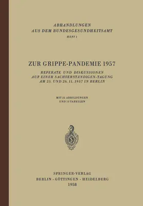 Höring / Eggert / Henneberg |  Zur Grippe-Pandemie 1957 | Buch |  Sack Fachmedien
