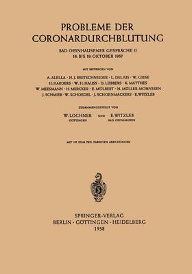 Probleme der Coronardurchblutung | Buch | 978-3-540-02248-0 | sack.de