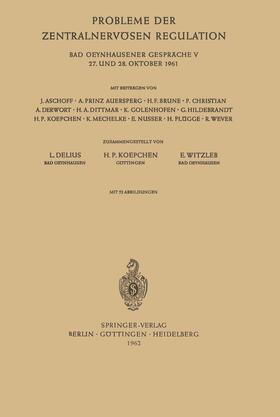 Probleme der zentralnervösen Regulation | Buch | 978-3-540-02786-7 | sack.de