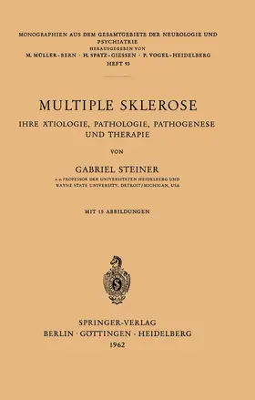 Steiner |  Multiple Sklerose | Buch |  Sack Fachmedien