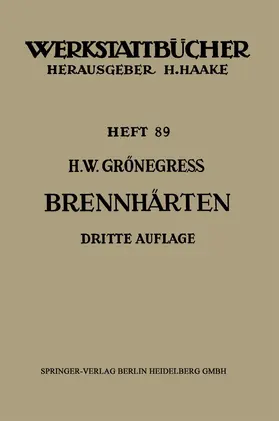 Grönegress |  Brennhärten | Buch |  Sack Fachmedien