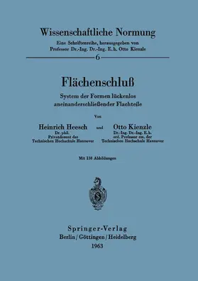 Heesch / Kienzle |  Flächenschluß | Buch |  Sack Fachmedien