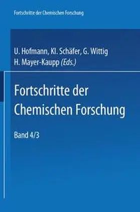 Fritz / Willems |  Topics in Current Chemistry 4/3 | Buch |  Sack Fachmedien