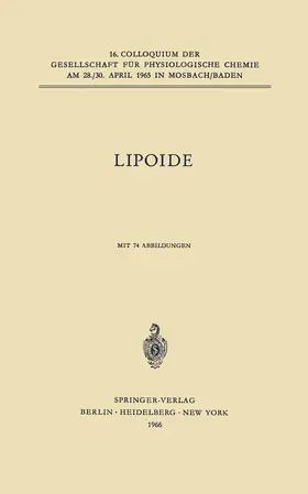 Schütte |  Lipoide | Buch |  Sack Fachmedien