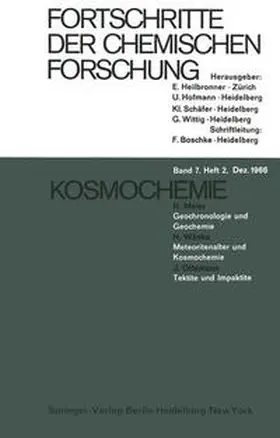 Meier / Wänke / Ottermann |  Kosmochemie | Buch |  Sack Fachmedien