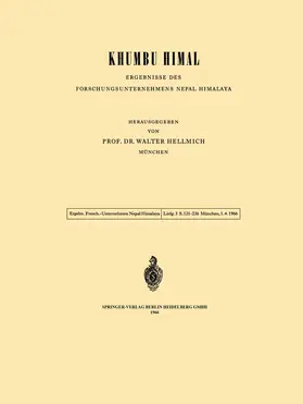 Hellmich |  Khumbu Himal — Ergebnisse des Forschungsunternehmens Nepal Himalaya | Buch |  Sack Fachmedien