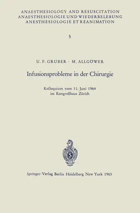 Gruber |  Infusionsprobleme in der Chirurgie | Buch |  Sack Fachmedien