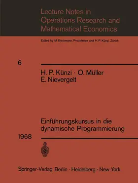 Künzi / Müller / Nievergelt |  Einführungskursus in die dynamische Programmierung | Buch |  Sack Fachmedien