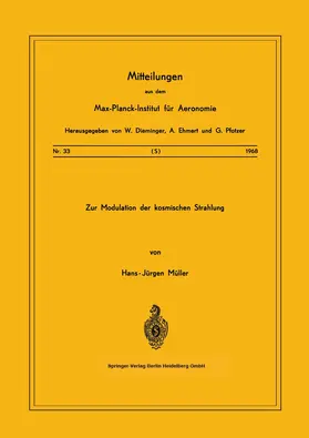 Müller | Zur Modulation der kosmischen Strahlung | Buch | 978-3-540-04268-6 | www.sack.de