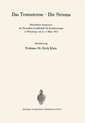  Das Testosteron · Die Struma | Buch |  Sack Fachmedien