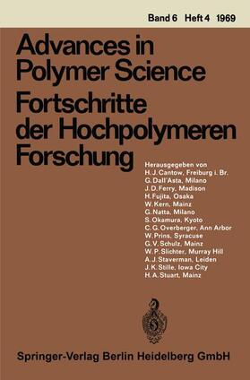 Olivé / Henrici-Olivé |  Advances in Polymer Science / Fortschritte der Hochpolymeren Forschung | Buch |  Sack Fachmedien