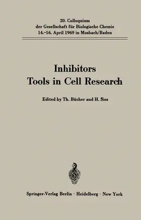 Bücher / Sies |  Inhibitors Tools in Cell Research | Buch |  Sack Fachmedien