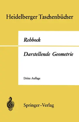 Rehbock |  Darstellende Geometrie | Buch |  Sack Fachmedien