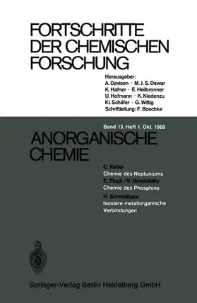Davison / Dewar / Hafner |  Fortschritte der Chemischen Forschung | Buch |  Sack Fachmedien