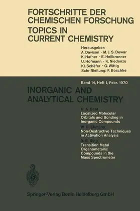Bent / King / Ehmann |  Inorganic and Analytical Chemistry | Buch |  Sack Fachmedien