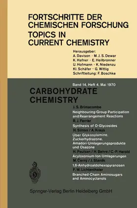 Brimacombe / Paulsen / Ferrier |  Carbohydrate Chemistry | Buch |  Sack Fachmedien
