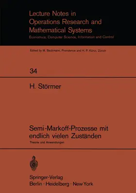 Störmer |  Semi-Markoff-Prozesse mit endlich vielen Zuständen | Buch |  Sack Fachmedien