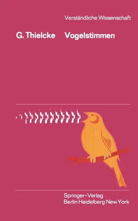 Thielcke |  Vogelstimmen | Buch |  Sack Fachmedien