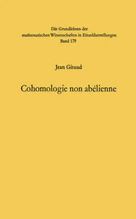 Giraud |  Cohomologie non abelienne | Buch |  Sack Fachmedien