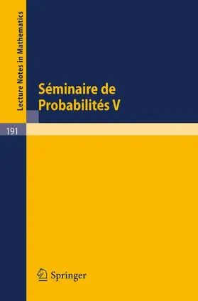 Eckmann / Dold | Séminaire de Probabilités V | Buch | 978-3-540-05397-2 | sack.de