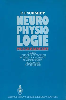 Schmidt |  Neurophysiologie programmiert | Buch |  Sack Fachmedien