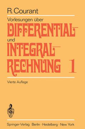 Courant | Vorlesungen über Differential- und Integralrechnung | Buch | 978-3-540-05466-5 | sack.de