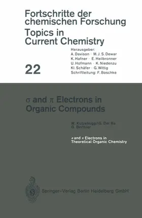 Kutzelnigg / Del Re / Berthier |  ¿ and ¿ Electrons in Organic Compounds | Buch |  Sack Fachmedien