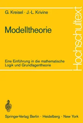 Kreisel / Krivine |  Modelltheorie | Buch |  Sack Fachmedien