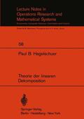 Hagelschuer |  Theorie der linearen Dekomposition | Buch |  Sack Fachmedien