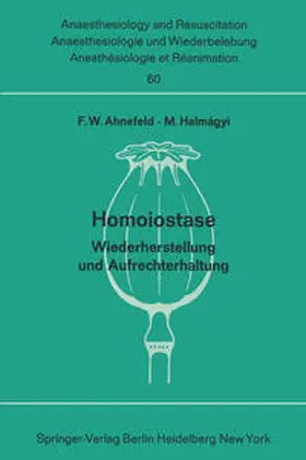 Ahnefeld / Halm;&AAa;gyi / Gyi |  Homoiostase | Buch |  Sack Fachmedien