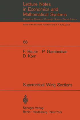 Bauer / Korn / Garabedian |  A Theory of Supercritical Wing Sections, with Computer Programs and Examples | Buch |  Sack Fachmedien