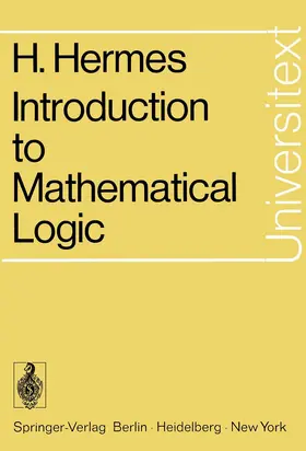 Hermes |  Introduction to Mathematical Logic | Buch |  Sack Fachmedien