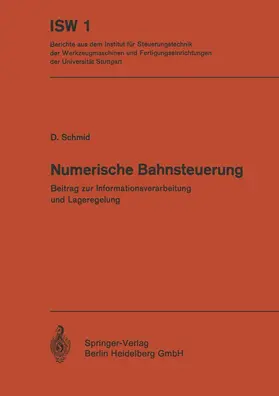 Schmid |  Numerische Bahnsteuerung | Buch |  Sack Fachmedien