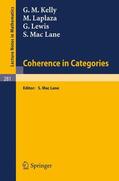 Mac Lane |  Coherence in Categories | Buch |  Sack Fachmedien