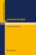 Bourbaki |  Séminaire Bourbaki | Buch |  Sack Fachmedien