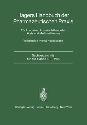 List / Hörhammer |  Sachverzeichnis für die Bände I-III, VIIA | Buch |  Sack Fachmedien