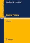 Lint |  Coding Theory | Buch |  Sack Fachmedien