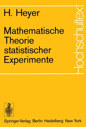 Heyer |  Mathematische Theorie statistischer Experimente | Buch |  Sack Fachmedien