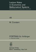 Constam |  FORTRAN für Anfänger | Buch |  Sack Fachmedien
