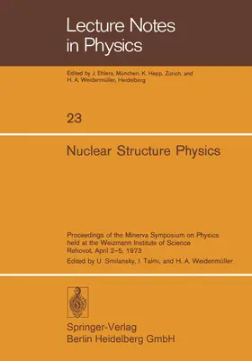 Smilansky / Talmi / Weidenmüller |  Nuclear Structure Physics | Buch |  Sack Fachmedien
