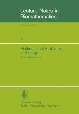 Driessche |  Mathematical Problems in Biology | Buch |  Sack Fachmedien