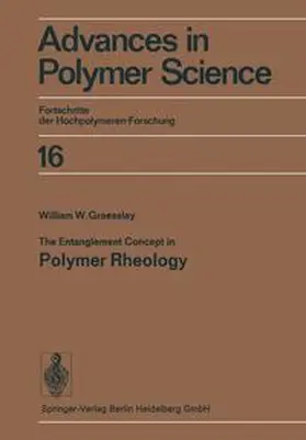 Graessley |  The Entanglement Concept in Polymer Rheology | Buch |  Sack Fachmedien