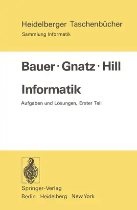 Bauer / Gnatz / Hill |  Informatik | Buch |  Sack Fachmedien