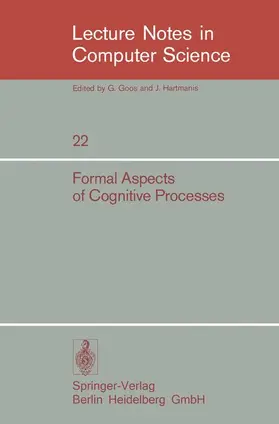 Winter / Storer |  Formal Aspects of Cognitive Processes | Buch |  Sack Fachmedien