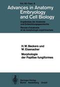 Eisenacher / Beckers |  Morphologie der Papillae fungiformes | Buch |  Sack Fachmedien