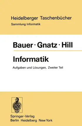 Bauer / Gnatz / Hill |  Informatik | Buch |  Sack Fachmedien