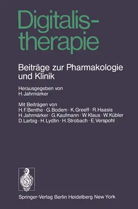 Jahrmärker | Digitalistherapie | Buch | 978-3-540-07210-2 | www.sack.de