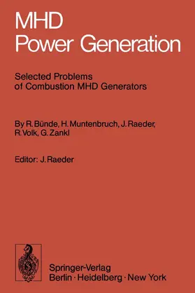 Bünde / Muntenbruch / Raeder |  MHD Power Generation | Buch |  Sack Fachmedien