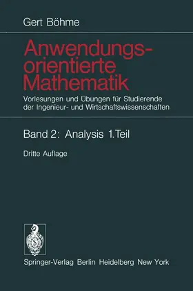 Böhme |  Anwendungsorientierte Mathematik | Buch |  Sack Fachmedien