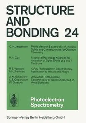Jørgensen / Cox / Watson |  Photoelectron Spectrometry | Buch |  Sack Fachmedien